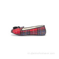 Dia&#39;s en 100% wollen tassel slippers